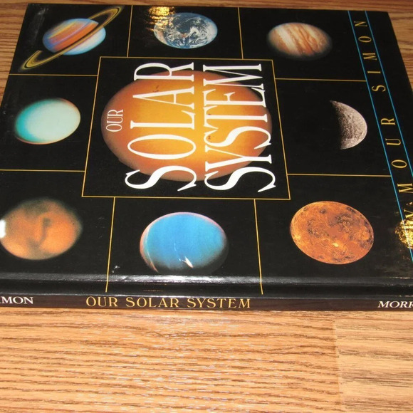 “OUR SOLAR SYSTEM” by Seymour Simon Hardcover Color Illustrated Kids Book - Picture 3 of 3